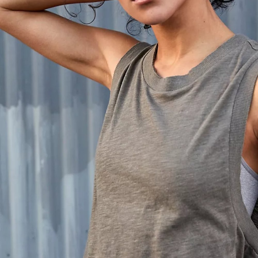 Free People Movement Love Tank Army Bliss Size L NWT